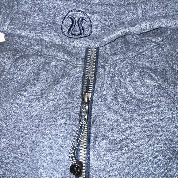 Lululemon Scuba Zip Hoodie Size S Heather Blue - Picture 4 of 5